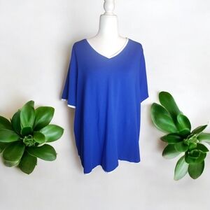 Catherines Blue Oversized T-Shirt